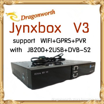 Original Jynxbox V3 Support WiFi and Youtube and GPRS Jynxbox Ultra HD V3 with Jb200 Special for North America